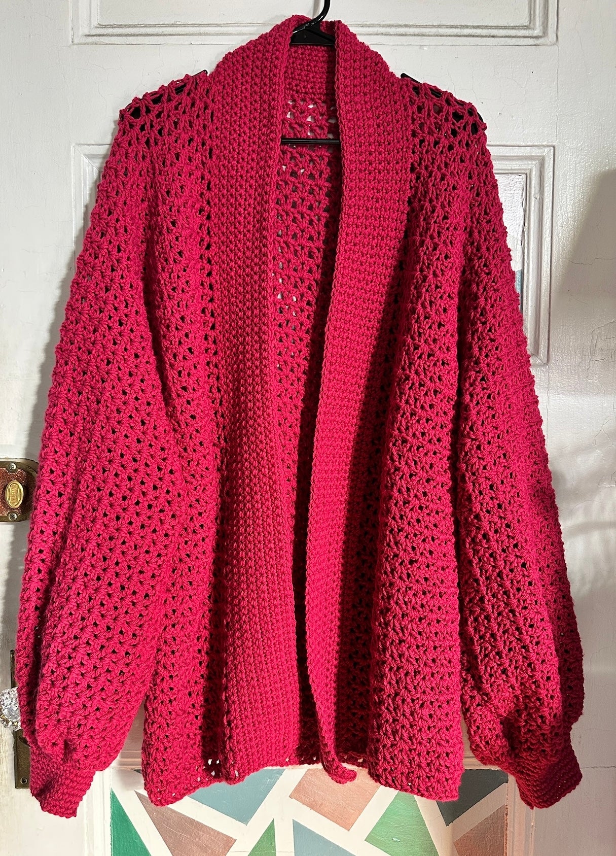 Long Crochet Cardigan