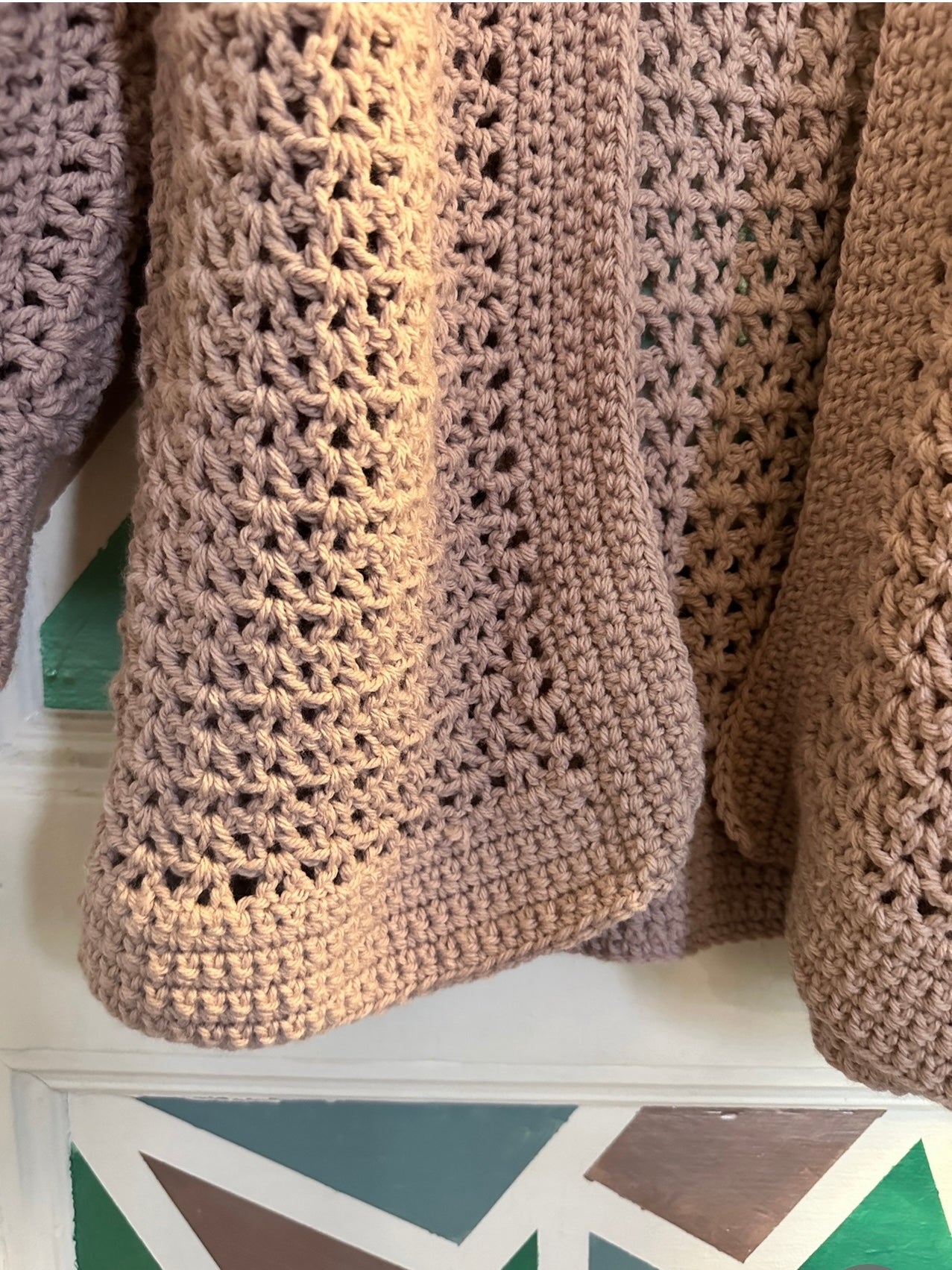 Long Crochet Cardigan