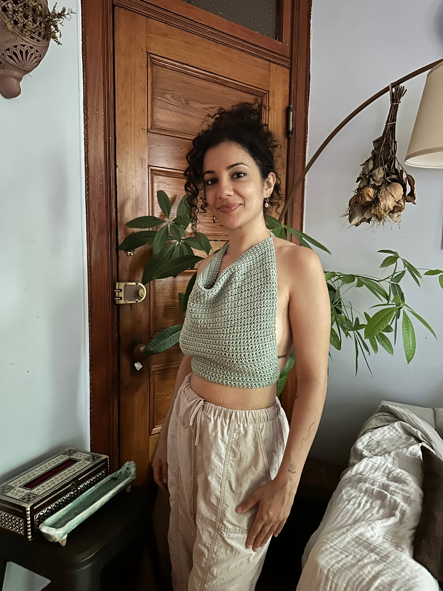 100% Cotton Crochet Party Top