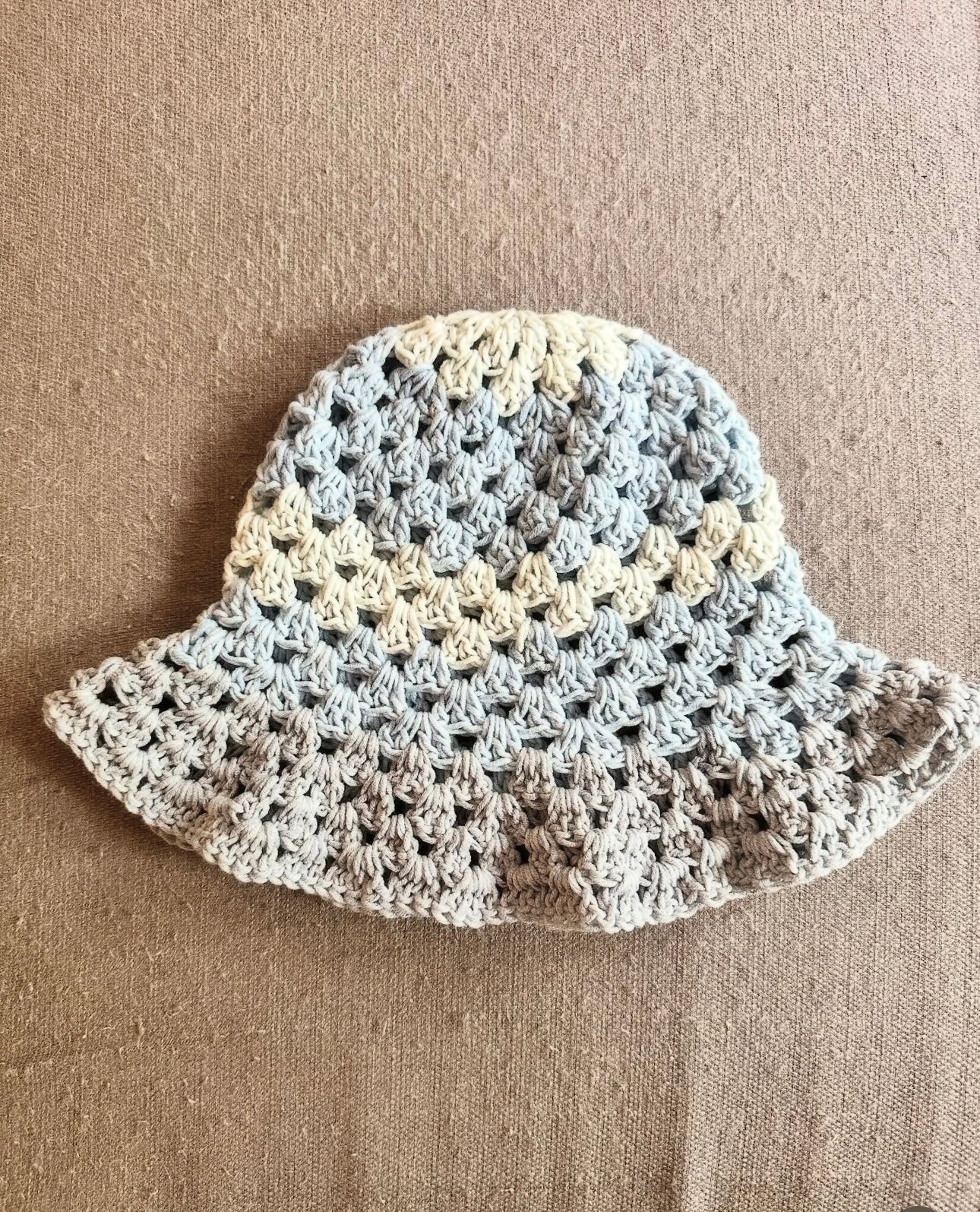 100% Cotton Crochet Bucket Hat