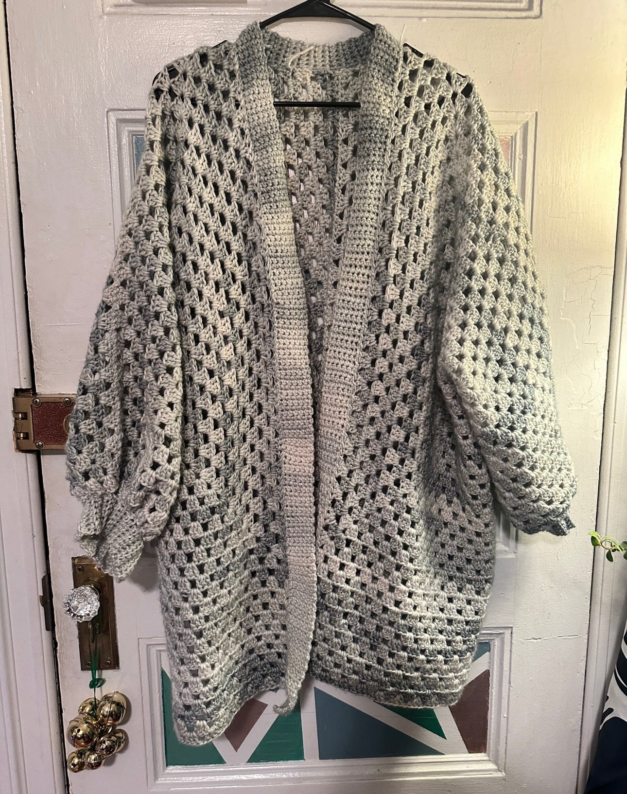 Long Crochet Cardigan