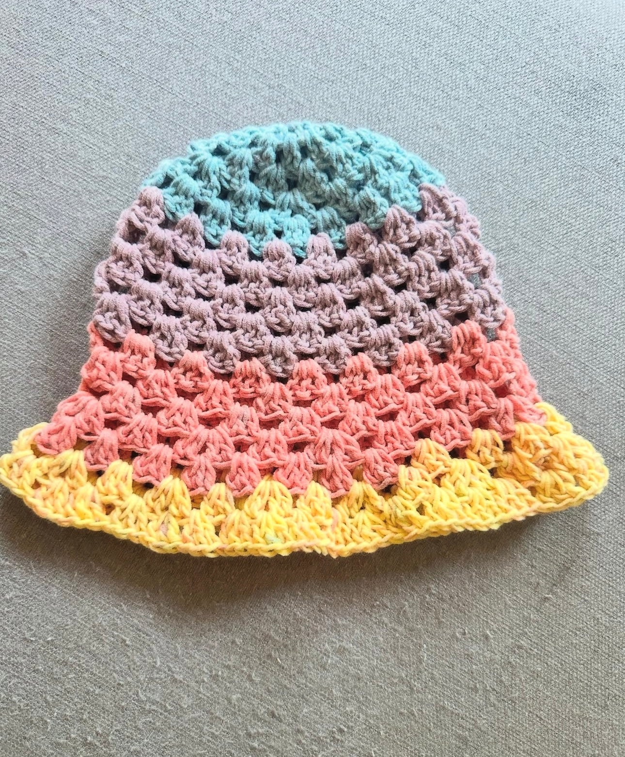 100% Cotton Crochet Bucket Hat