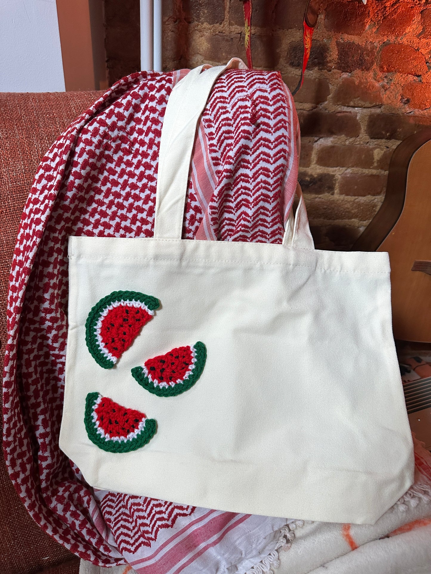 Watermelon Zipper Totes
