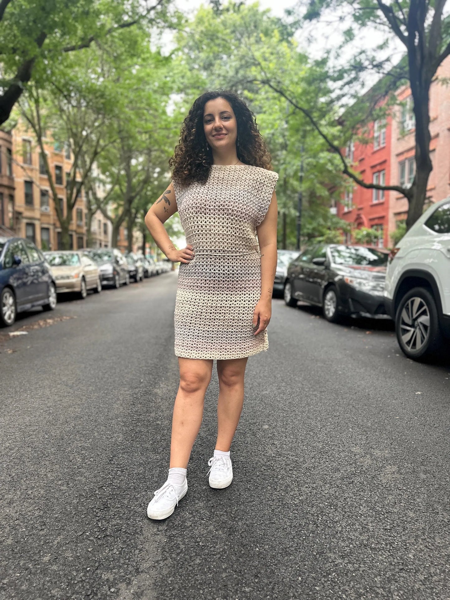 100% Cotton Crochet Dress