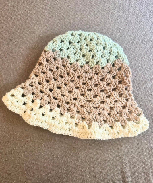 100% Cotton Crochet Bucket Hat
