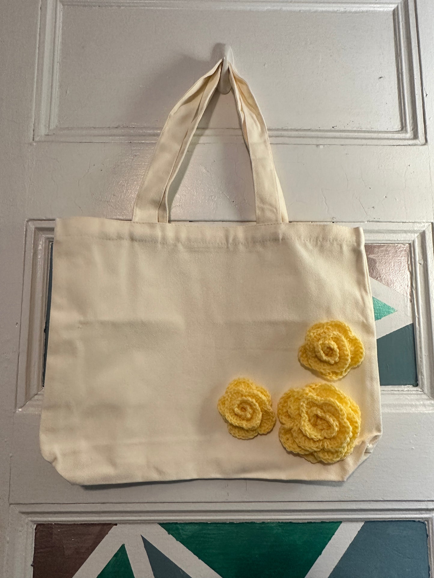 Rose Zipper Tote