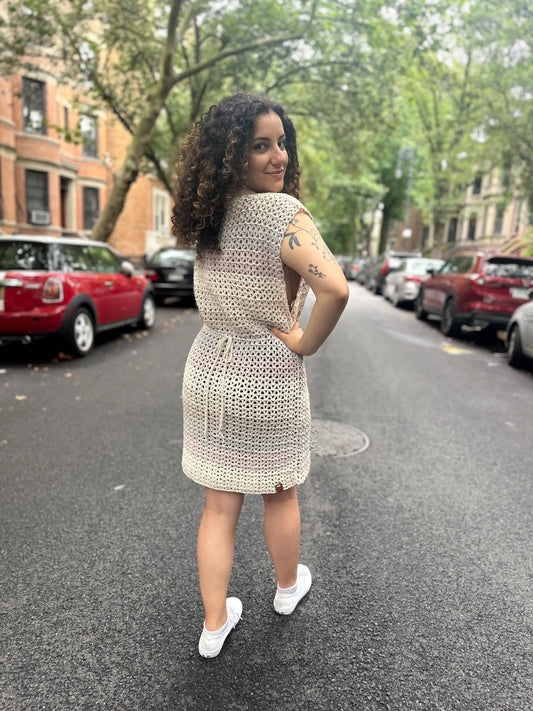 100% Cotton Crochet Dress
